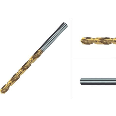 Foret bois dur HSS-G TiN 5 mm - Par 10 pièces