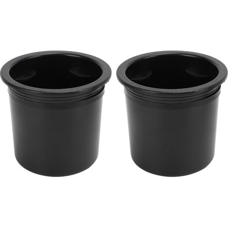 Ortviai Support de Gobelet pour Voiture, Bateau, Camping-car – 2 Pièces, Diamètre 73 mm, Anti-Vibration, en ABS/PVC