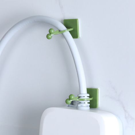 Support pour lierre vert, ruban adhésif, autocollant pour plante grimpante sans trace, crochet décoratif, support mural pour câble de données, fixation murale (1/5)