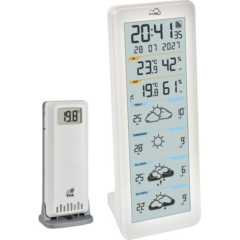 Station météo sans fil TFA WLAN TFA.me ID-06, blanche