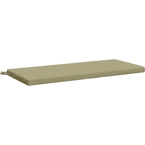 Bankkissen SOEST 100 % Polyester Hellgrün 110 x 50 x 5 cm vidaXL