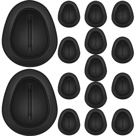 Stück schwarze Silikon Becherhalter Positionsbegrenzer für
