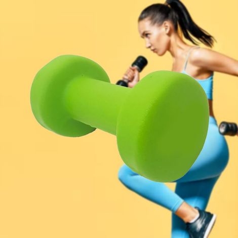 TRADE SHOP - Manubrio Singolo 4 Kg In Vinile Allenamento Esercizi Casa Palestra Workout Fit - (1/3)