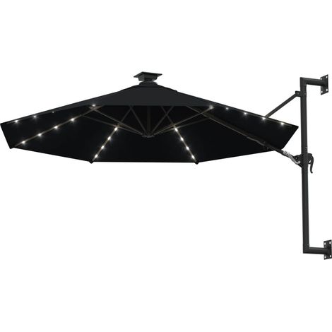 Maison Exclusive - Sonnenschirm zur Wandmontage mit LEDs 300 cm S