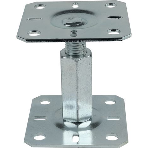 Verstellbarer Pfostenhalter für 10 x 10 bis 12 x 12 cm Pfosten - (1/3)