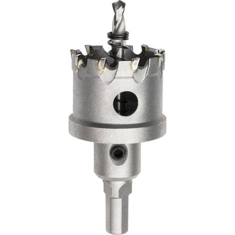 Foret de Scie Cloche en Métal, Coupeur de Trou de Dents en Carbure de Tungstène pour Tôle D'acier Inoxydable, Métal, Alliage, Fer, Bois (40mm) (1/5)