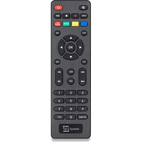 TELE System 58035006 mando a distancia IR inalámbrico Sintonizador de TV Botones