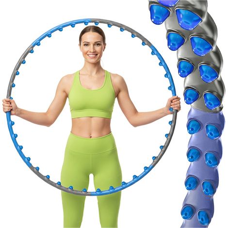 Hula hoop magnetico con borchie 110 cm - massaggio intenso (1/5)