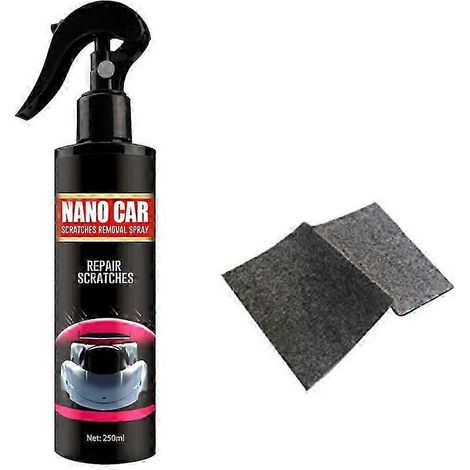 Kit 250ml Spray Anti-Rayures Nano Réparation Carrosserie Micro-Rayures Vernis Protection Cire Nano Nettoyant Rapide Auto Lustrant (1/3)