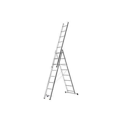 HYMER  Alu Pro Reformladder driedelig 3x10