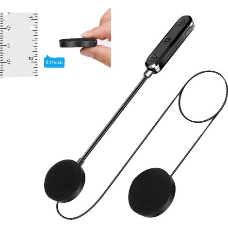 Casque de moto, connectivité Bluetooth, réduction du bruit, Corne fine 8.5mm (1/2)