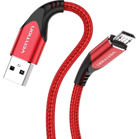 Câble micro USB de 1 m \u2013 Câble de charge pour tablette Kindle Fire en nylon tressé pour tablette Samsung Galaxy S6 S7 S5 J7 J5 J3 \u2013 Câble de charge pour manette PS4 Xbox (1/5)