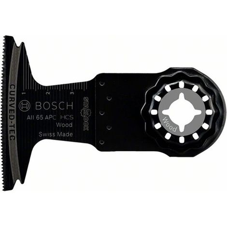 Bosch Professional 5x Hojas de sierra de inmersión HCS AII 65 APC Wood (para madera blanda, 40 x 65 mm, accesorios Multiherramienta)