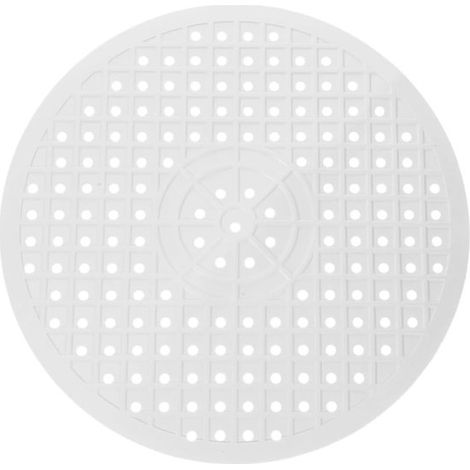 Tapis d'évier - Blanc - Matière caoutchouc - Tapis anti-éclaboussures - Accessoires de cuisine et de puériculture - Résistant aux rayures - Tapis égouttoir (1/5)