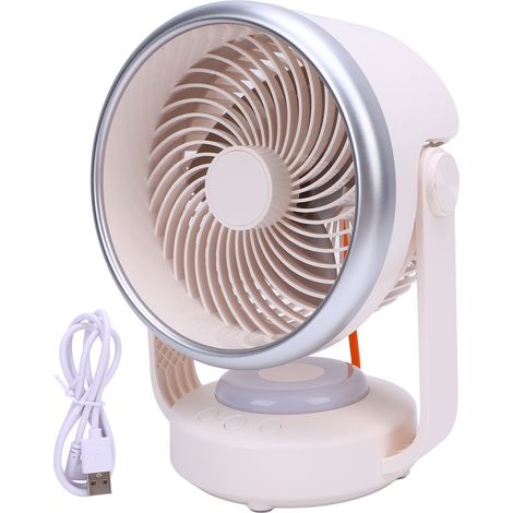 Air Circulator Fan Desk Small Portable Automatic Shaking for Circulation Type C Charging N701Y (1/5)