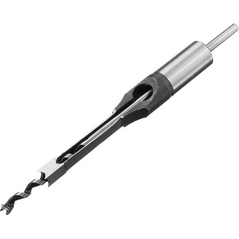 Broca espiral de acero de alta velocidad para agujeros cuadrados de 6/8/12,5 mm, herramientas para carpintería con ranura de mortaja, 1 unidad (6 mm)