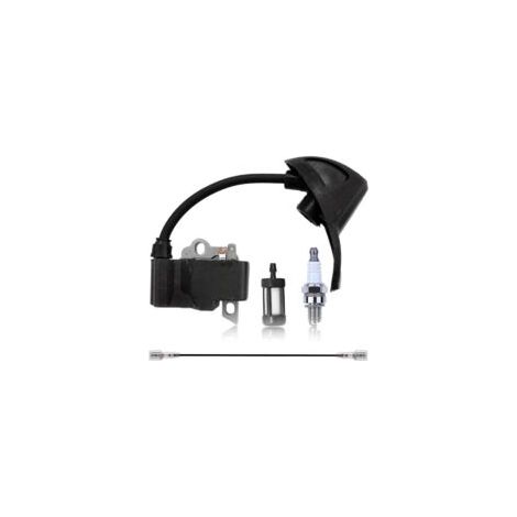 Module de Bobine d'allumage pour Stihl BG56 BG86 BG86C SH86 SH56 SH56C souffleur de Feuilles, remplace 4241 400 1307, 4241 400 1306, 4241 1306 B, 4241-400-1320, avec Bougie d'allumage (1/5)