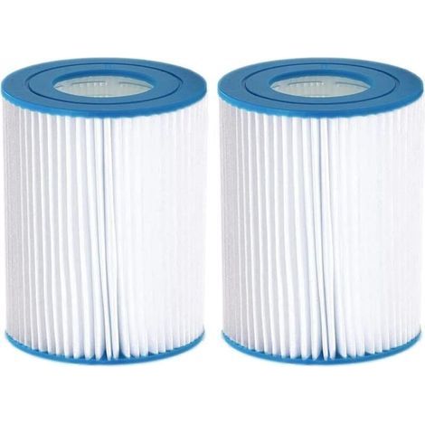 Cartouche de Filtre de Piscine de Type II, Cartouche filtrante pour bestway 58094 Filtre Pack, Pompes de Filtre Cartouche de Filtre de Remplacement Universel. (2 pièces) (1/4)