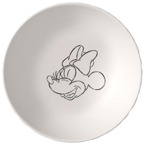bol à dessert, résistant au lave-vaisselle/micro-ondes, look ardoise blanc avec décor à la craie, porcelaine (1/4)