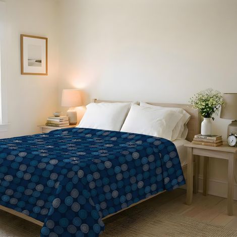 Couvre-lit matelassé d’été en Microfibre Douce imprimée – Couette mi-Saison – Double 250x240 cm (1/5)