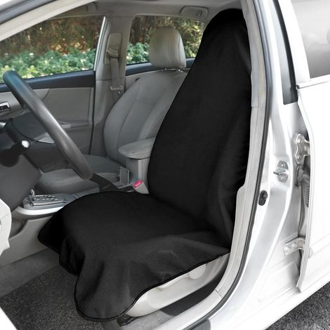 Housse de siège auto avant imperméable et antidérapante, absorbante, lavable en machine - Matière éponge confortable, taille universelle (1/4)