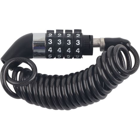 Cadenas de sécurité pour Vélo, Câble Antivol pour Casque Flexible pour Portails pour Vélos pour Planches à Roulettes (1/5)