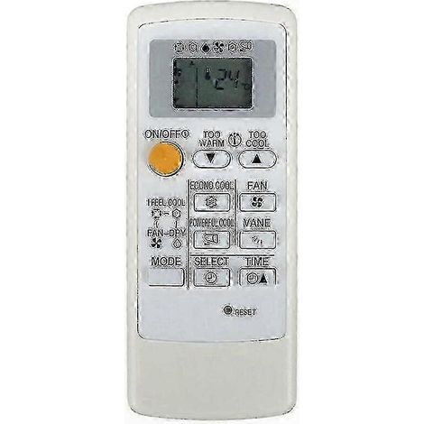 Universelle Fernbedienung für Klimaanlagen mit LCD-Temperaturanzeige, einfache Installation, kompatibler Ersatz für Mr Slim-Geräte (1/5)