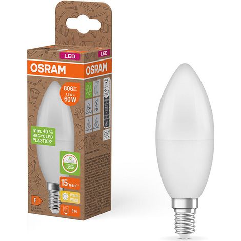 Lámpara Osram 4058075832008 7.5 W forma vela