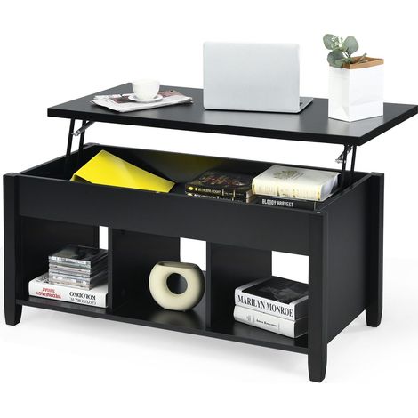 Lift Top Coffee Table Modern Wooden Lift Top Dining Cocktail Table Living Room (1/5)