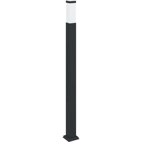 Balise lumineuse sur poteau noire de 110 cm, indice de protection IP44 (1/5)