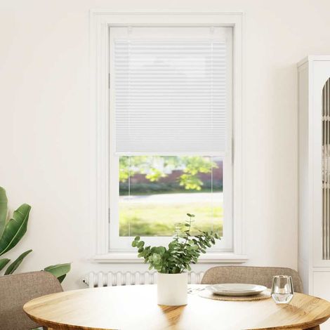Maison Exclusive - Estor Plisado blanco 60x100 cm Tela Ancho 59,4