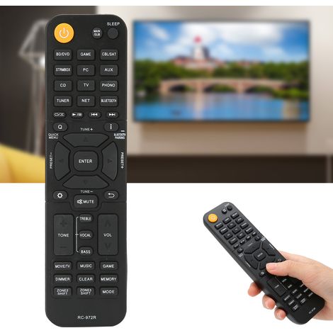Télécommande de remplacement RC-972R compatible avec Onkyo TX-NR696, TX-NR797, TX-RZ840 (1/5)