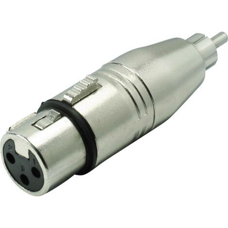 Kash Adaptateur XLR XLR femelle - Cinch-RCA mâle mono Nombre de pôles:3 1 pc(s) S181771 (1/3)