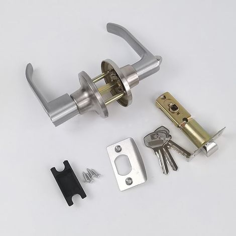 de barre de sécurité avec verrou de porte en alliage d