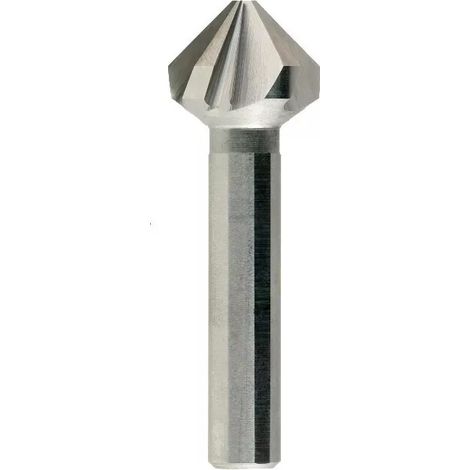 Fraise à noyer 90° HSSE queue cylindrique pour Hardox - 4 dents - 6,3
