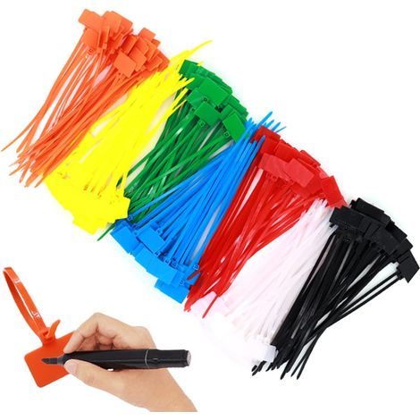 250 Stück Nylon multifunktional Nylon Kabelbinder als