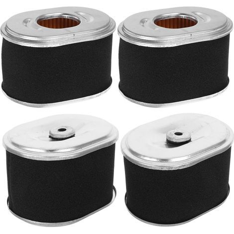 4 Pièces Filtre à Air pour Moteur 168f Matériau Papier et Éponge Filtration Grosse Capacité de Poussière Dimensions 10x7,3x6,4 Cm Compatible Tondeuse à Gazon et Petit Moteur (1/5)