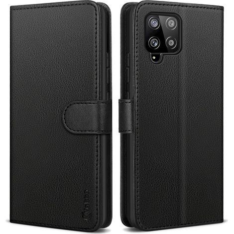 ELEGANTE CUSTODIA IN PELLE PU NERA PER SAMSUNG GALAXY A42 (1/5)