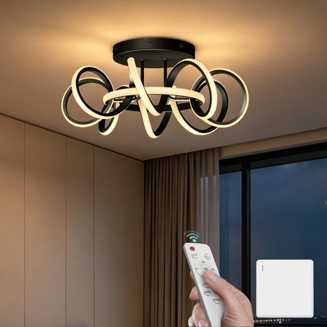 Mai & Mai Deckenlampe 64cm, dimmbar 3000-6400K,mit Fernbedienung, Nuvora06 (1/5)