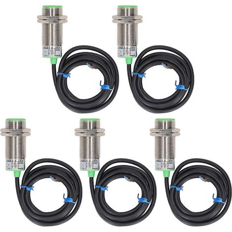 5 Stück Näherungsschalter zur Distanzmessung, 2-adrig, normalerweise offen, 90–250 V AC