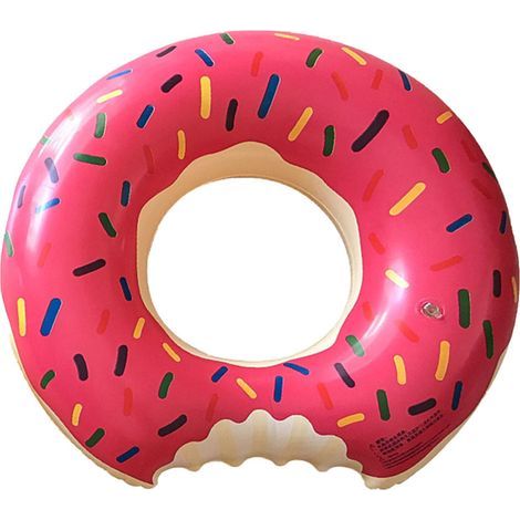 Donut-Poolschwimmring – Aufblasbarer Donut-Ring für Pool, Garten, Strand – 1 Stück (1/5)