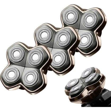 Têtes de rasoir de rechange Pro 4 pour rasoirs de tête Pitbulls Gold PRO, Silver PRO, Platinum PRO et Butterfly Kiss PRO (1 pièces) (1/5)