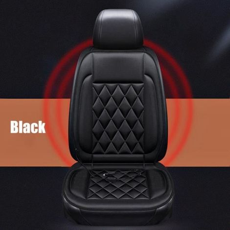 Coussin Chauffant - 12 V - 50 x 100 cm - Température Réglable 30 à 65 °C - Pour Voiture Bureau Maison (1/4)