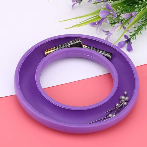 Can Organizer, Silicone Sewing Can Box Suitable for Metal and Plastic Cans Keeps the Table and Machine Clean and Tidy, Portable (1/5)