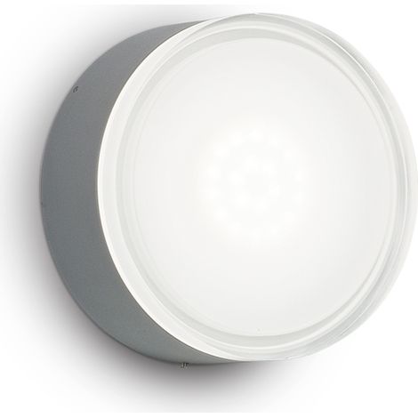 Plafoniera Moderna Urano Alluminio-Materie Plastiche Antracite 1 Luce Gx53 Big (1/3)