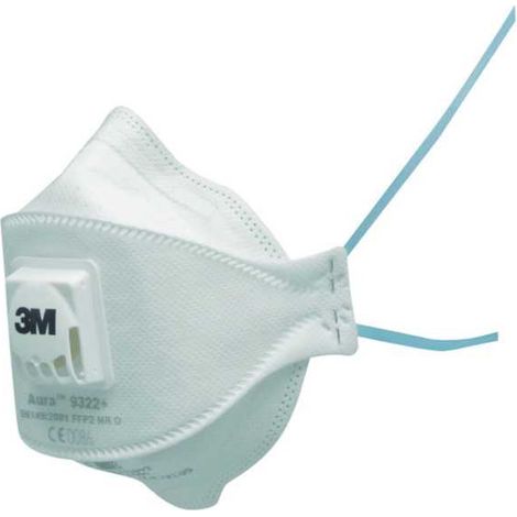Mascarilla Aura FFP2 con Válvula 9322+ 10 Uds. 3M