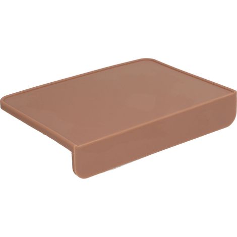 Tapis de Tassage Café Silicone Alimentaire avec Bordure 90° pour Machine à Café, Cuisine Maison Marron (1/5)