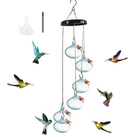 Bezaubernde Windspiele, Kolibri-Futterhäuschen, Kolibri-Futterhäuschen, C-- (1/5)