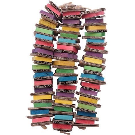 Parrot Toys for Birds Cardboard Big Bird Toys African Grey Parrot-- (1/5)