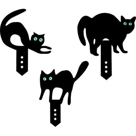 Acryl-Kätzchen für den Garten, Außendekorationsstecker, dekoratives Rasenschild, Katzen-Gartenornament, Hinterhofdekoration, Gartenaccessoire für Zuhause.